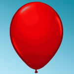 Μπαλόνια Latex Κόκκινα Cherry Metallic