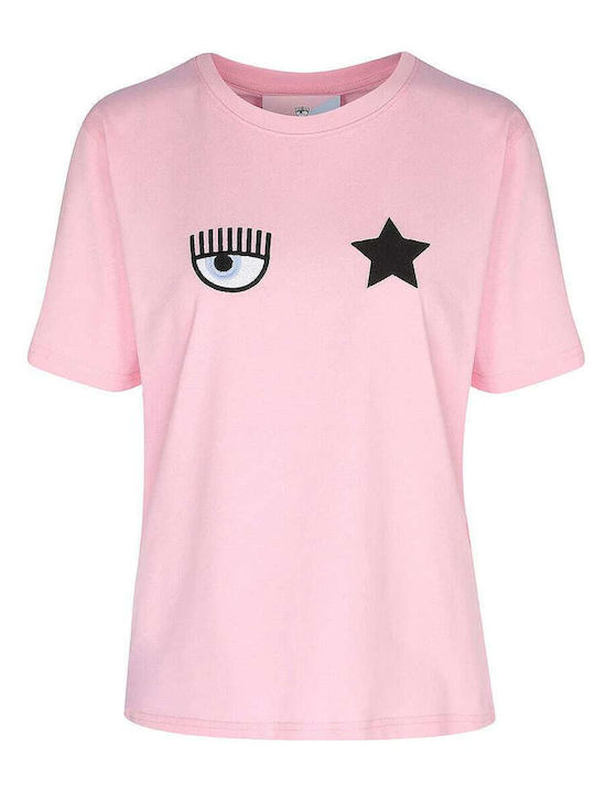 Chiara Ferragni Damen T-shirt Rosa