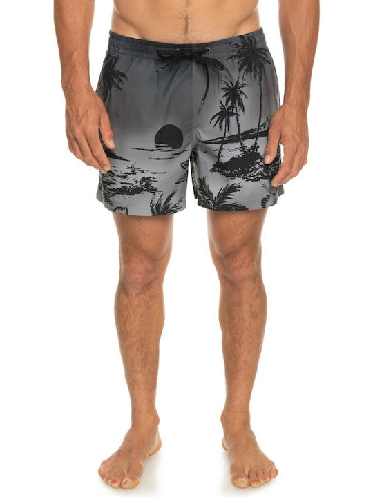 Quiksilver Everyday Paradise Volley Herren Badebekleidung Shorts Schwarz Blumen