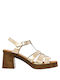 Damen Sandalen 748-23123 Leder Gold Marila