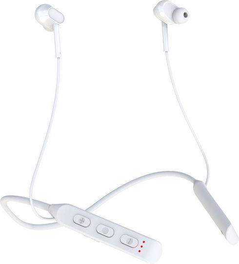 Pavareal PA-H03 In-ear Bluetooth Handsfree Ακουστικά Λευκά