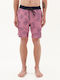 Leisure Men's Swimwear Bermuda Pink with Patterns