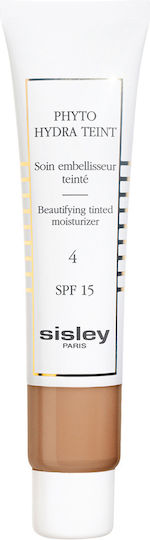 Sisley Paris Phyto Hydra Teint 4 Cremă de Fata de Zi Colorată și SPF15 pentru Hidratare și Imperfecțiuni 40ml