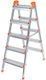 Perilla Double Step Perilla Стълба Метал с 2x5 Стъпала 117бр