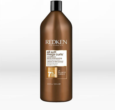 Redken All Soft Mega Curls Conditioner Reconstruction/Nourishment 1000ml