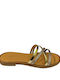 AVENTIS 1249 FLAT SANDAL GOLD