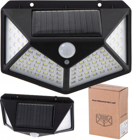 Montat pe perete Lampă Solară cu Senzor de Mișcare și Fotocelulă 13.5bucx9.6bucx5buccm