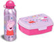 Plastic Kids' Lunch Set Peppa Pig Multicolour