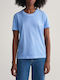 Gant Damen T-shirt Hellblau