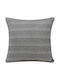 Madi Sofa Cushion Herhaling Made of 100% Cotton Anthracite 45x45 cm