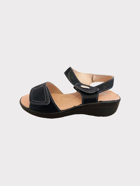 Damen Sandalen Schwarz Farbcode 557