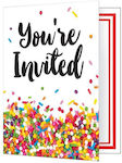 Invitations Sprinkles Creative Converting (8 blocks)