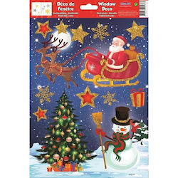 WINDOW CHRISTMAS STICKERS 20X30CM W30559