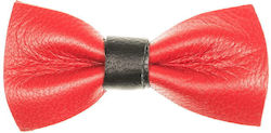 Leather bow Mom & Dad 52011416 - Red