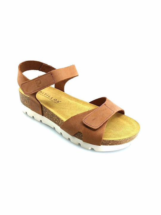 Pitillos 1463 (tan leather) women's platforms