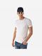 Brokers Jeans Ανδρική Μπλούζα με Κουμπιά Κοντομάνικη Λευκή