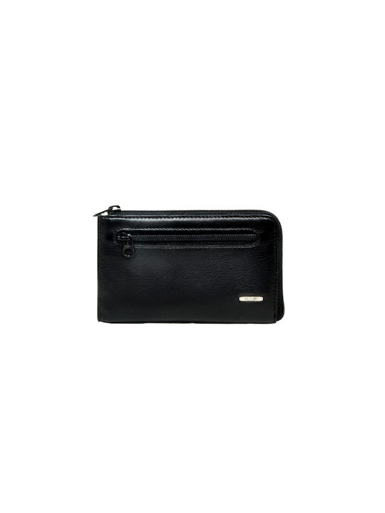 Leather key case MARTA PONTI B225010 BLACK BLACK BLACK BLACK