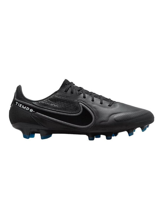 Nike Low Football Shoes FG with Cleats Black / Summit White / Light Photo Blue / Dark Smoke Grey