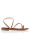 Women's Flat Sandals Zizel - 748 Copper Rhinestones