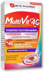 Forte Pharma MultiVit 4G Πολυβιταμίνη κατάλληλη για ενήλικες 50+ 30 ταμπλέτες 30 κάψουλες