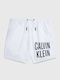 Calvin Klein Kids Swimwear Swim Shorts White