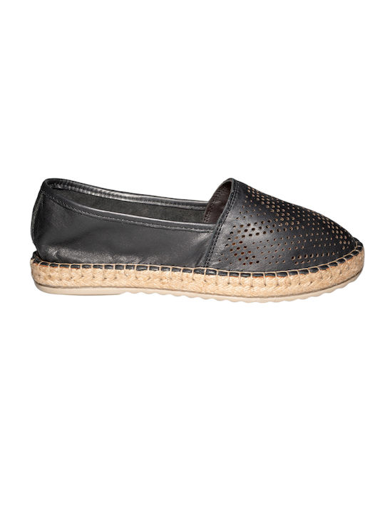 Espadrile negre pentru femei MAGO 532