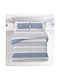 Makis Tselios Home Boho Σετ Σεντόνια King Size 270x290εκ. Μπλε (4τμχ)
