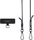 SwitchEasy Strap & Strap Card Λουράκι Λαιμού για Κινητά Navy Blue