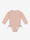Minene Kids Swimwear Long Sleeve One-piece Pink