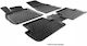 Perflex Set of Front and Rear Mats 4pcs Tray Type for Toyota Auris 2013+ Black