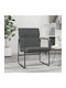 Sessel Dark Grey 55x64x80cm