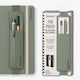 IF Leather Pen Holder Suitable for 2 Pens Green