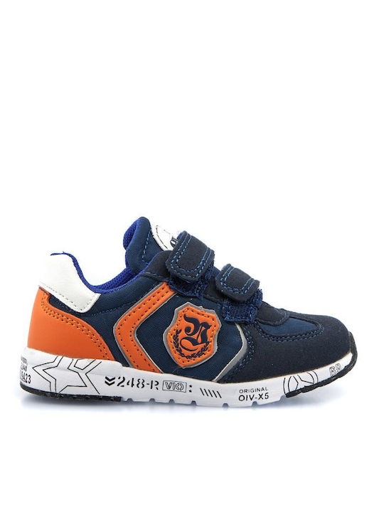 Exe Kids Sneakers with Scratch Blue