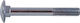 Showood Carriage Bolt Headless Galvanized with Diameter M10 and Length 180mm