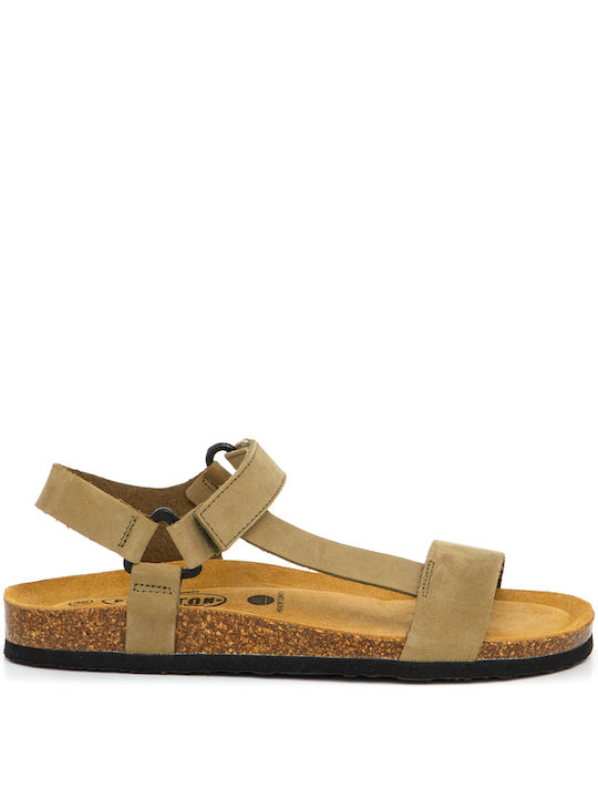 Plakton Leather Women's Flat Sandals Anatomic i...