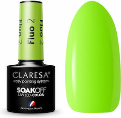 Claresa Gel Nagellack Farbe Fluo 2 5ml
