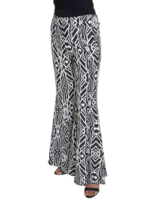 Kendall + Kylie Damen Stoff Hose Schlag Geometric Pattern