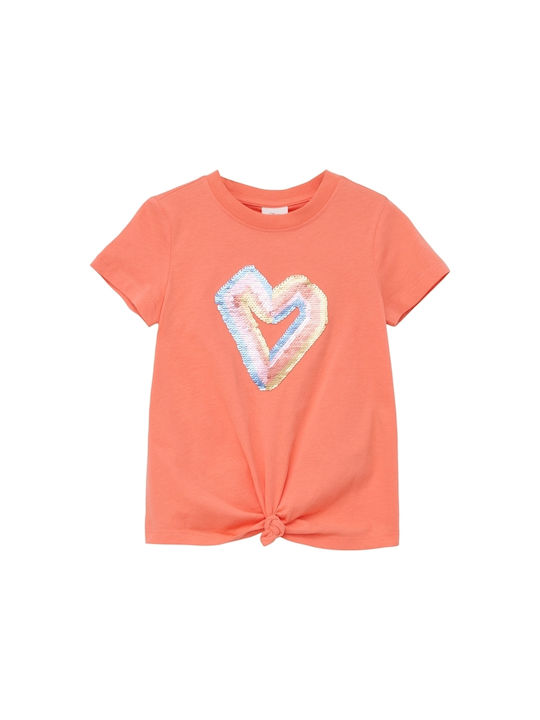 S.Oliver Kids Blouse Short Sleeve Orange