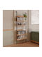 Βιβλιοθήκη Madison Μαύρο / Pine Oak 60x20x183εκ.