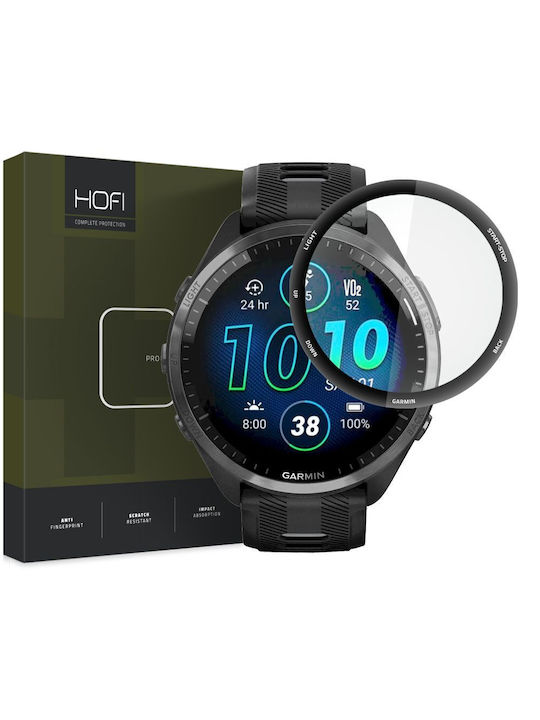 Hofi HYBRID PRO+ Vollflächig gehärtetes Glas für das Garmin Forerunner 965 1Stück