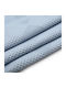 Dimcol Blanket Nursery Swaddling Blankets Waffle Light Blue 80x110cm