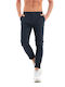 Trousers Chino in Super Slim Fit Navy Blue
