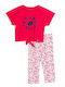 abo Kids Set with Leggings Summer 2pcs Fuchsia