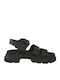 Γυναικεία Σανδάλια Flatforms Μαύρα