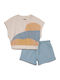 Kids' Set with Shorts Summer 2pcs Beige