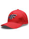 4F Παιδικό Καπέλο Jockey Υφασμάτινο Κόκκινο