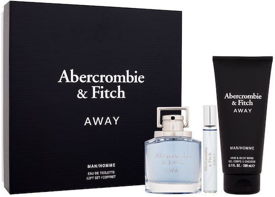 Abercrombie & Fitch Away Ανδρικό Σετ με Eau de Toilette 3τμχ