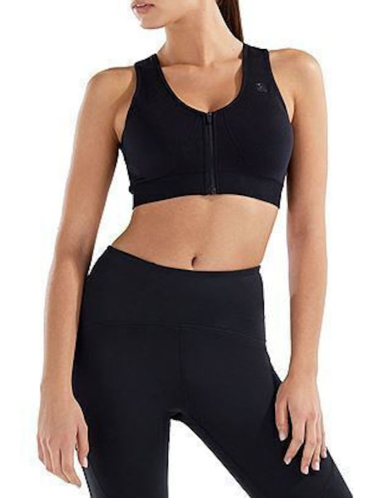 Freddy Seamless sports bra with a zip and removable padding F2WSFB6N