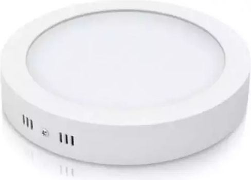 Fos me Кръгла На открито LED Панел 24W с Студено бяло Светлина 6500К 30см.