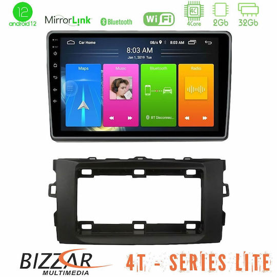 Bizzar Car Audio System for Toyota Auris 2013-2016 (Bluetooth/USB/WiFi/GPS/Apple-Carplay/Android-Auto) with Touch Screen 10"